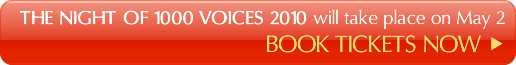 Book tickets for The Night of 1000 Voices 2010